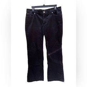 Noir Cotton/Spandex Black Jeans 12R